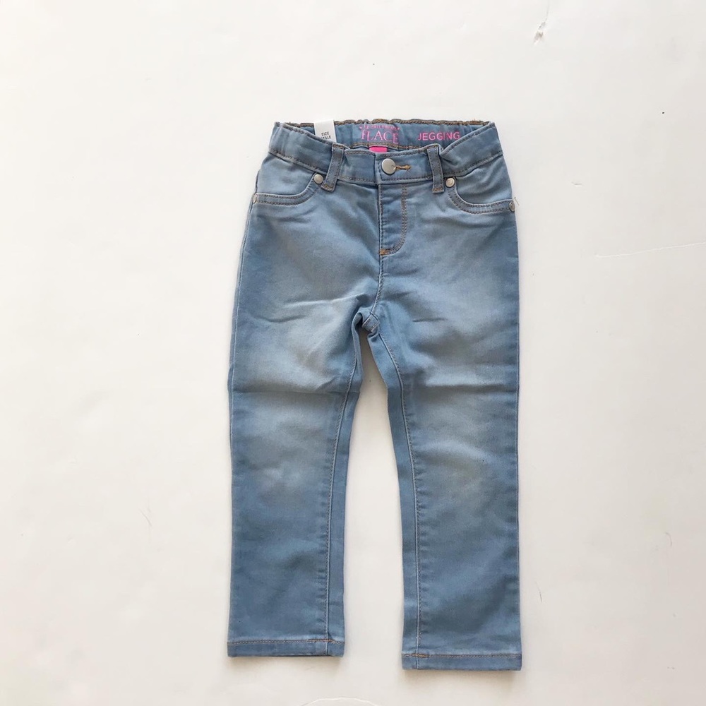 The children’s place NWT light wash jeggings 3T - Picture 1 of 3